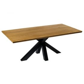 Table industrielle frêne et pied métal 200cm SYDNEY Casita