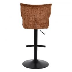 Lot de 2 chaises de bar réglable en hauteur terracotta Casita TOPLEY