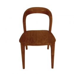 Lot de 2 chaises teck intérieur design Casita DILMONA