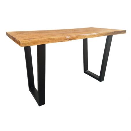 Mange-debout industriel teck recyclé 190cm LASIA Casita