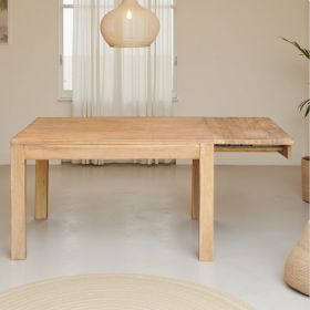 Table teck intérieur extensible 160/210cm KAYOA Casita