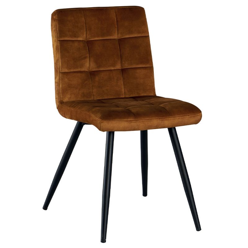 Lot 2 chaises velours malmoe Franklin Casita CHAFRAMOU