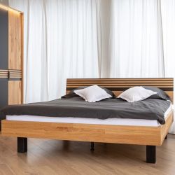 Lit bois massif 140x200cm ADAM