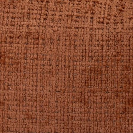 Canapé couleur terracotta en tissu 3 places PALOMA Casita