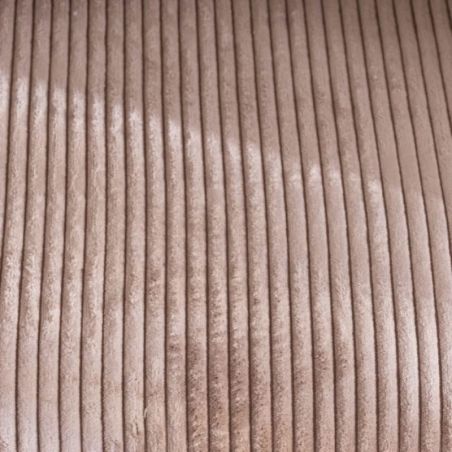 Canapé d'angle velours côtelé camel 278cm PUEBLO Casita retour gauche