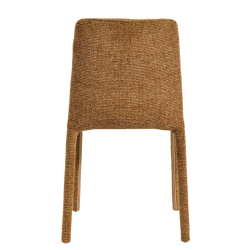 Lot de 4 chaises empilables confortables en tissu gris OTTO Casita