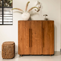 Armoire teck recyclé design TESS d-bodhi 120cm 3 portes