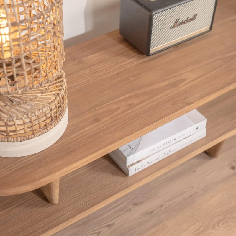 Meuble TV extensible teck recyclé design GRACE d-bodhi 120cm
