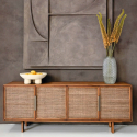 Buffet cannage et teck recyclé design GRACE d-bodhi 180cm