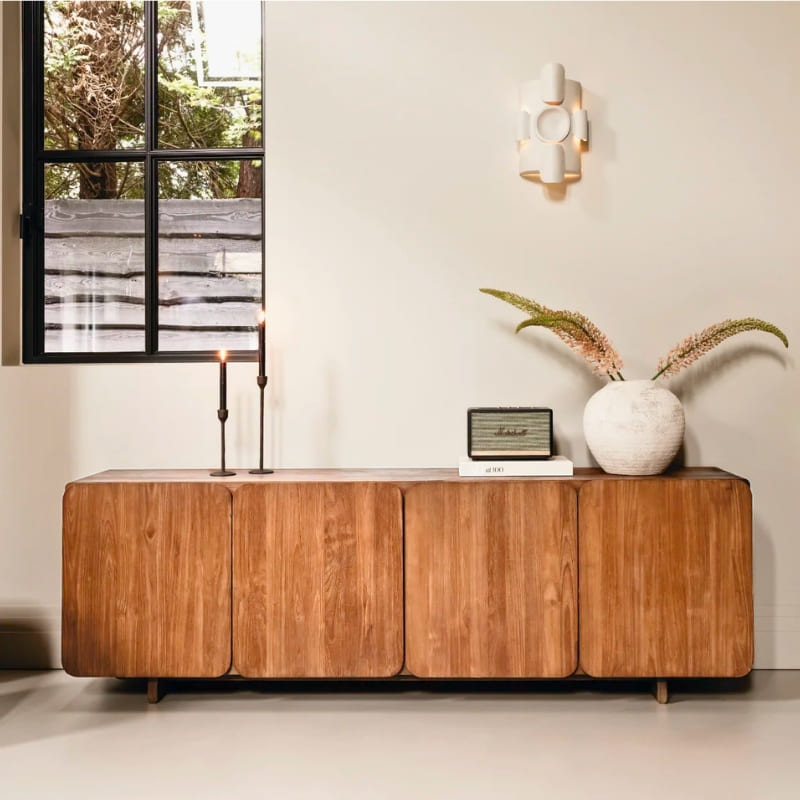 Buffet 4 portes en teck massif recyclé TESS d-bodhi 200cm