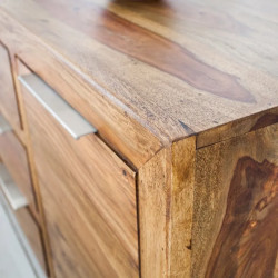 Buffet palissandre 3 tiroirs LAGOS 135cm