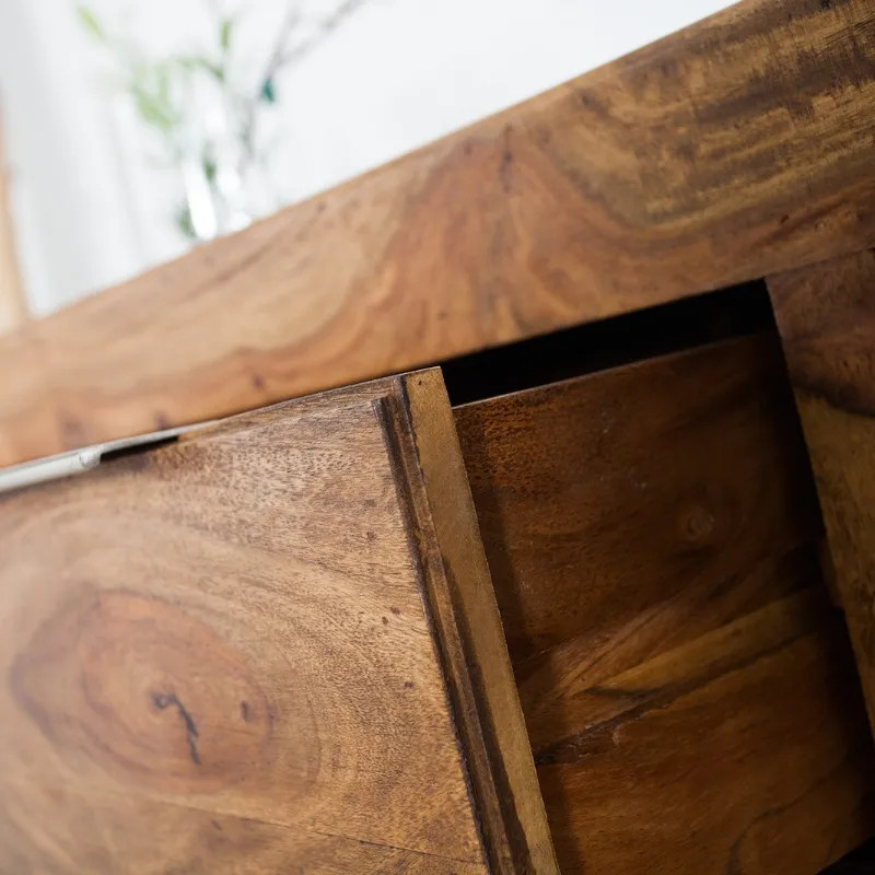 Buffet palissandre 3 tiroirs LAGOS 135cm