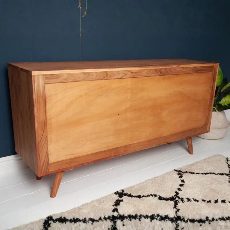 Buffet acacia massif 3 tiroirs MYSTIC LIVING 145cm