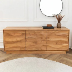 Buffet en acacia massif design DESERT 160cm 3 portes