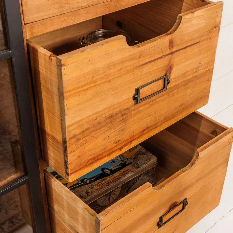 Buffet industriel en pin HERITAGE 150cm