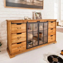 Buffet industriel en pin HERITAGE 150cm