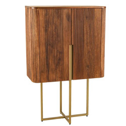 Buffet haut en manguier GATSBY 80cm style rétro