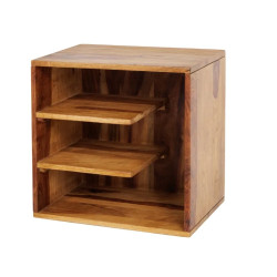 Chevet ouvert en palissandre LAGOS 43cm