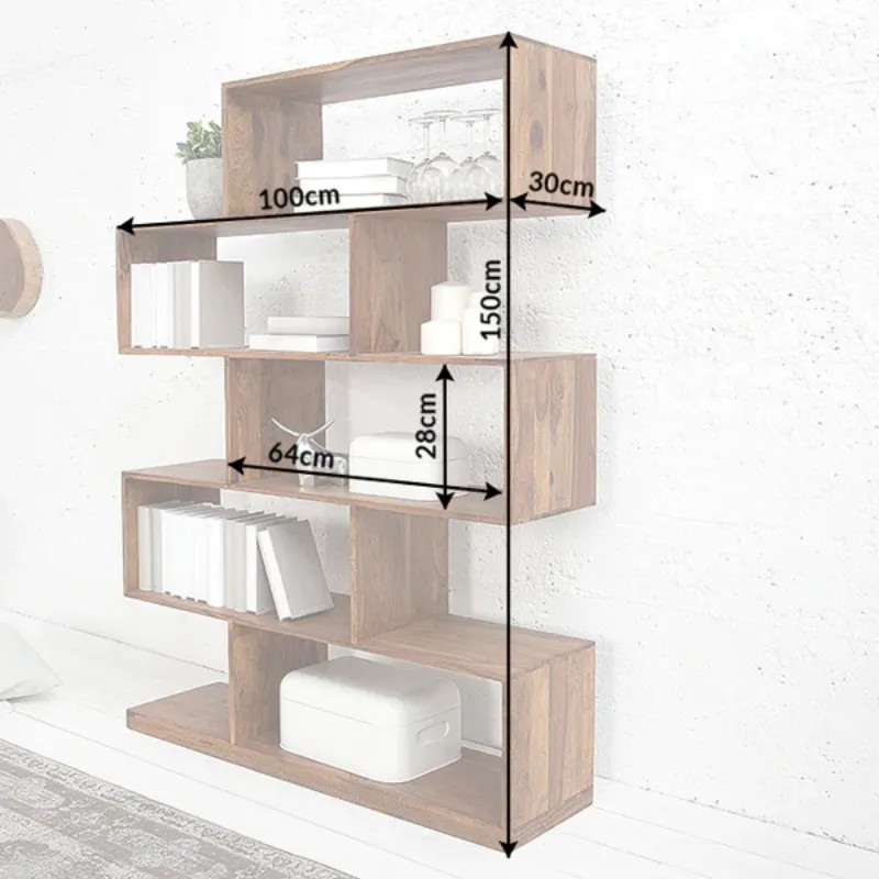 Étagère design en palissandre MAKASSAR XL 100cm