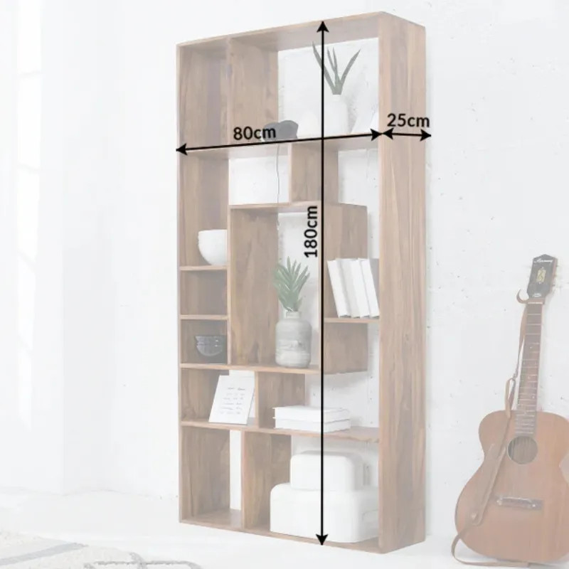 Étagère design en palissandre MAKASSAR II 80cm