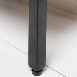 Étagère colonne en manguier IRON CRAFT 40cm style industriel