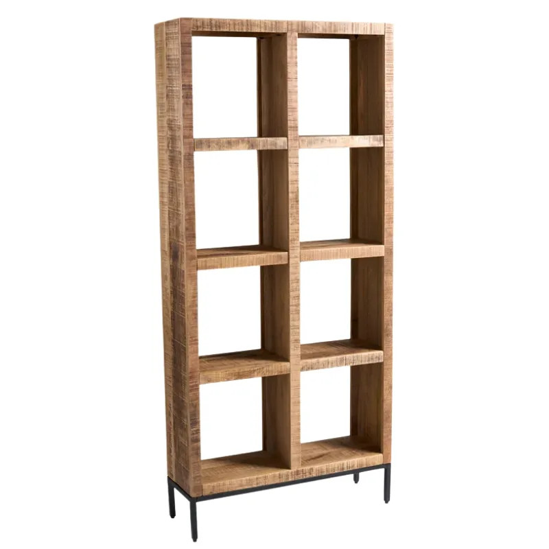 Étagère industrielle manguier et métal IRON CRAFT 80cm