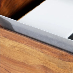 Caisson de bureau en palissandre GOA 60cm sur roulettes
