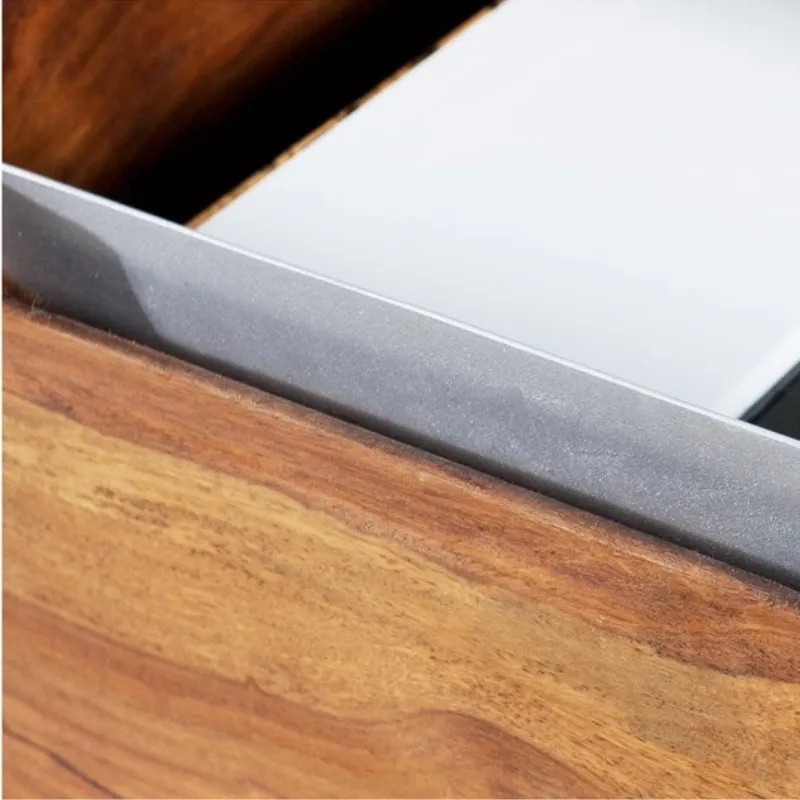 Caisson de bureau en palissandre GOA 60cm sur roulettes
