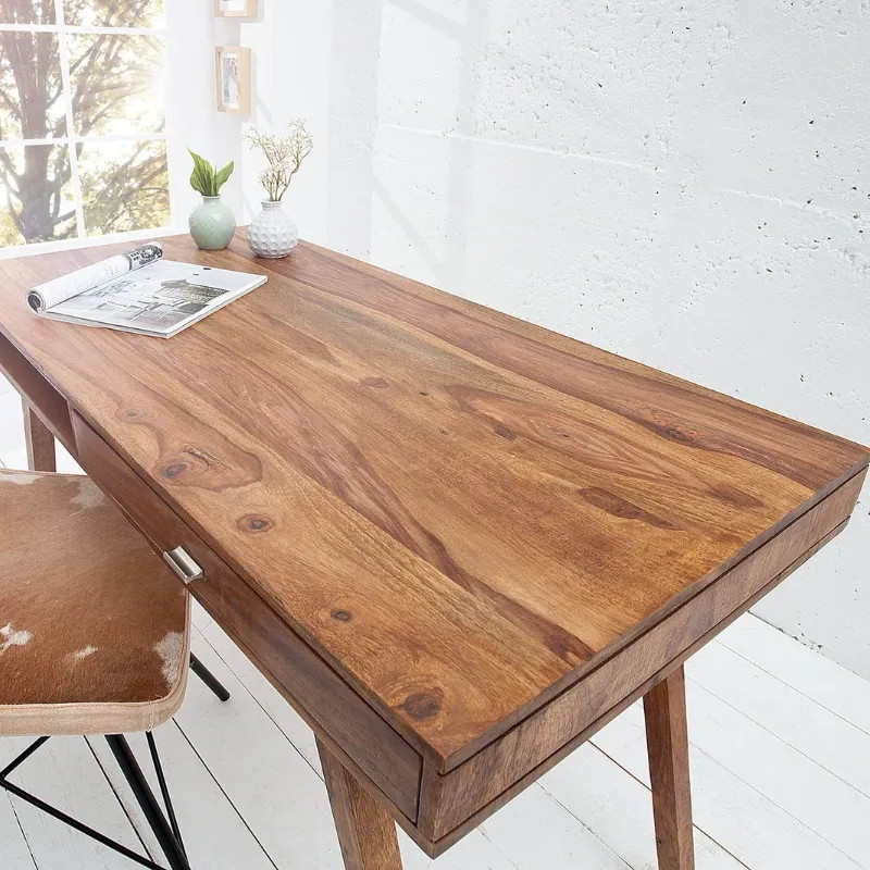 Bureau en palissandre RETRO 120cm style scandinave