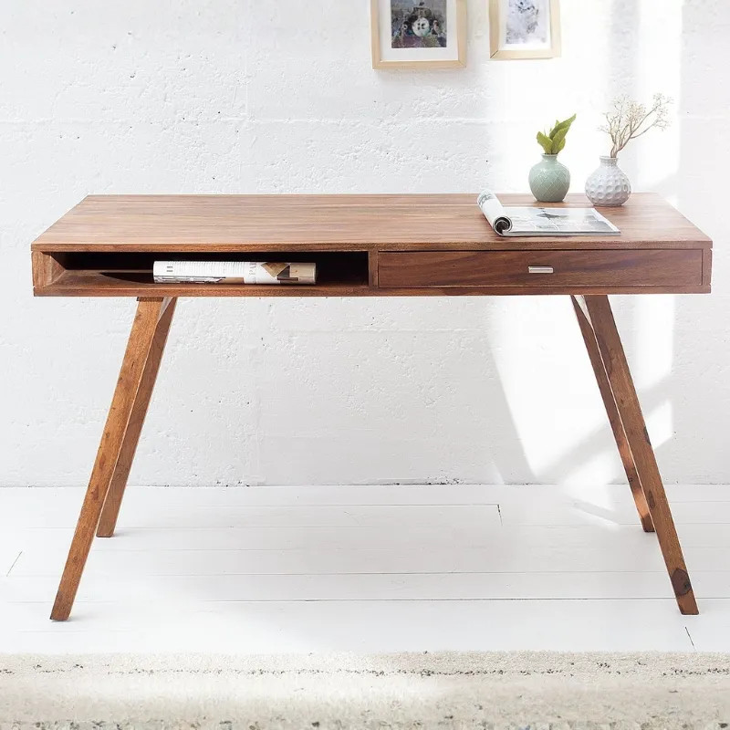 Bureau en palissandre RETRO 120cm style scandinave