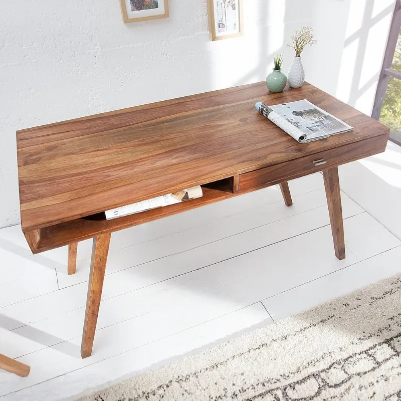 Bureau en palissandre RETRO 120cm style scandinave