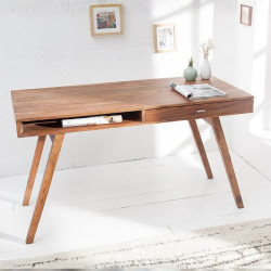 Bureau en palissandre RETRO 120cm style scandinave