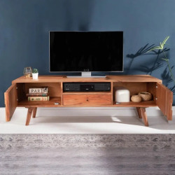 Meuble TV scandinave en acacia MYSTIC LIVING 140cm