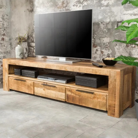 Meuble TV manguier IRON CRAFT 170cm