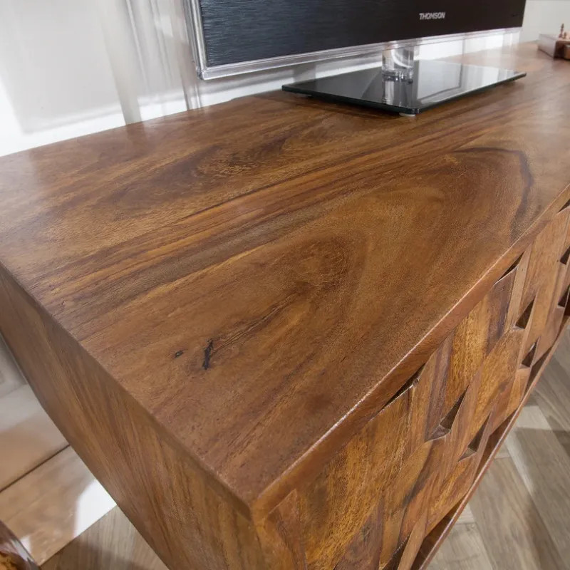 Meuble TV scandinave en palissandre MYSTIC LIVING 140cm