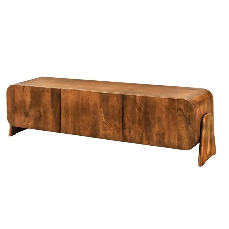 Meuble TV design retro en manguier BRASIL 160cm