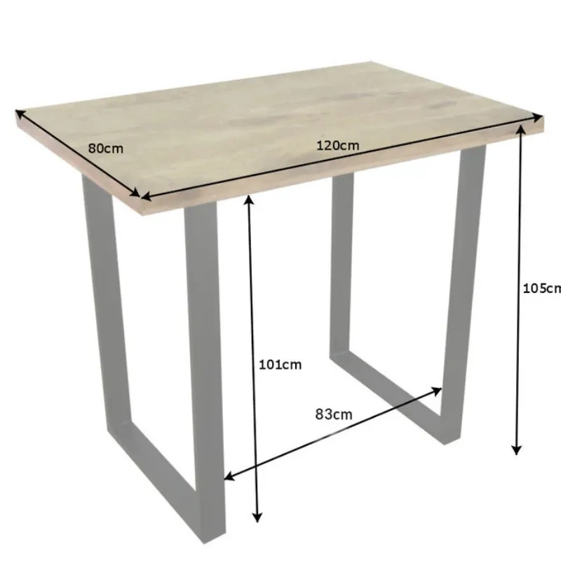 Mange debout industriel manguier IRON CRAFT 120cm