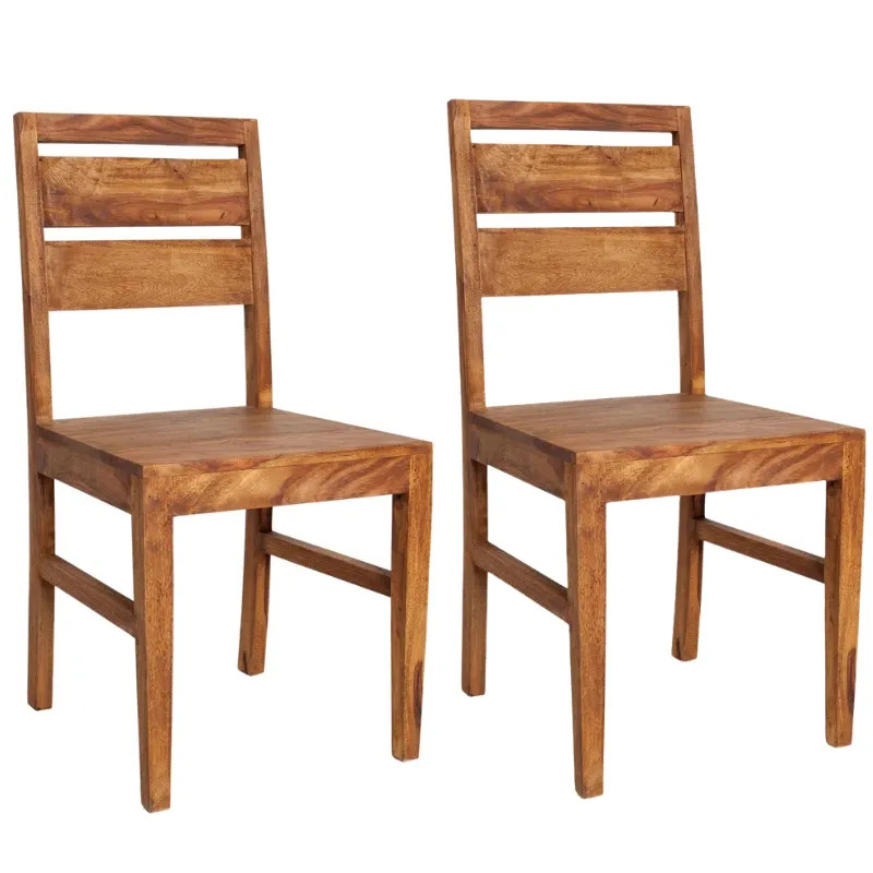 Lot de 2 chaises en palissandre LAGOS