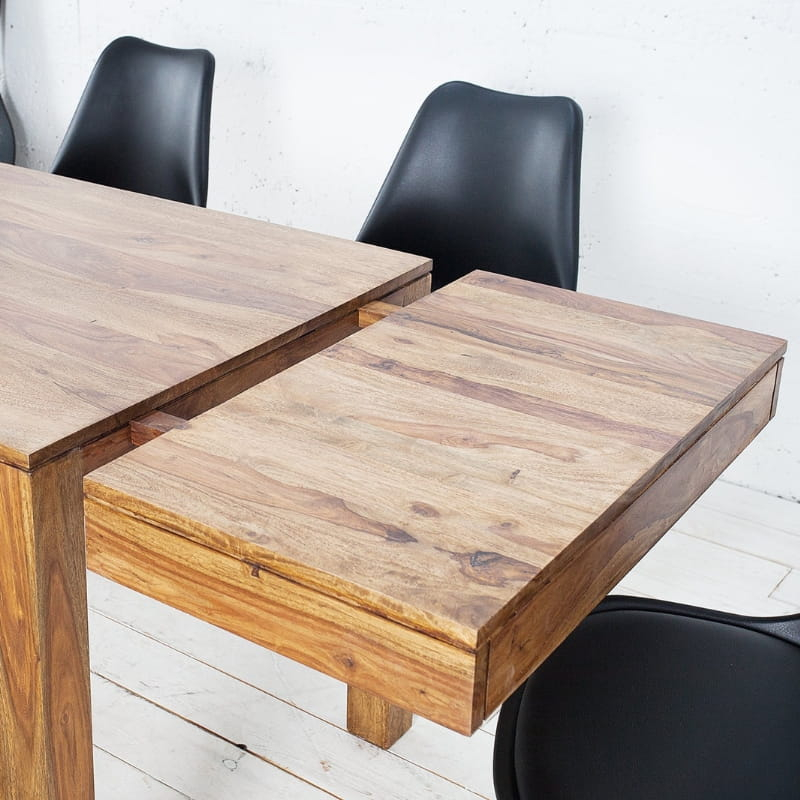 Table à manger extensible en palissandre LAGOS 120-200cm