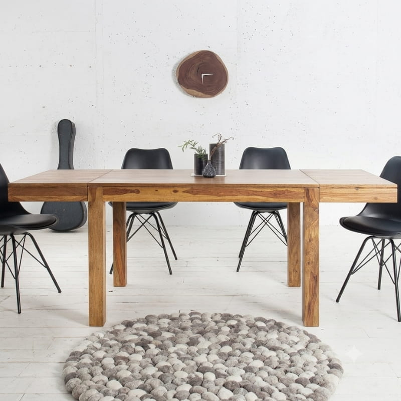 Table à manger extensible en palissandre LAGOS 120-200cm