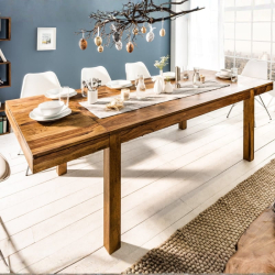 Table à manger extensible en palissandre LAGOS 160-240cm