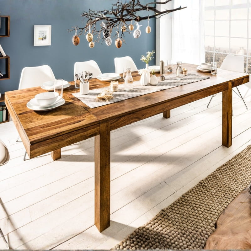 Table à manger extensible en palissandre LAGOS 160-240cm