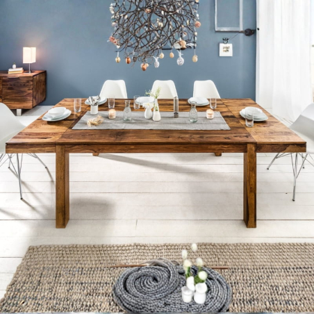 Table à manger extensible en palissandre LAGOS 160-240cm