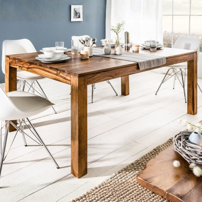 Table à manger extensible en palissandre LAGOS 160-240cm