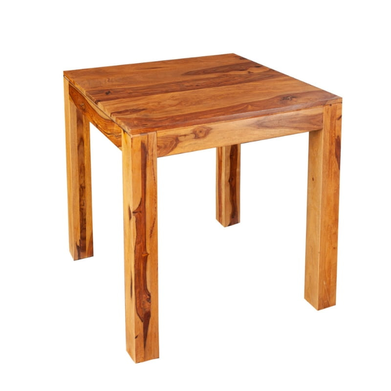 Table à manger carrée en palissandre LAGOS 70cm
