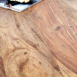 Table à manger palissandre MAKASSAR 160cm style colonial