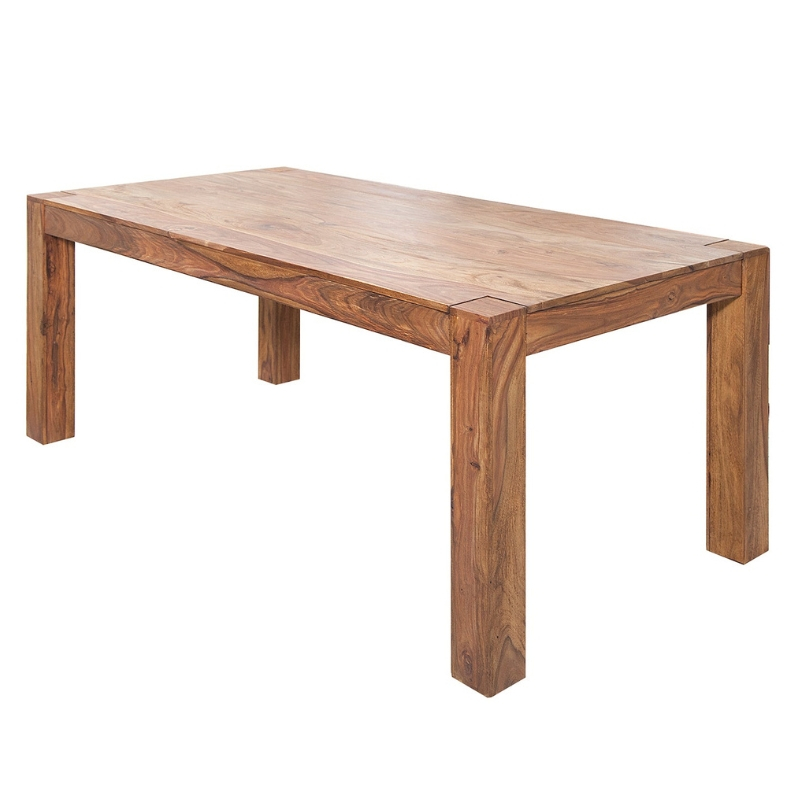 Table à manger palissandre MAKASSAR 160cm style colonial