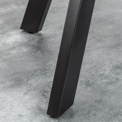 Table à manger ronde manguier et métal IRON CRAFT Ø 120cm