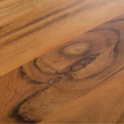 Table à manger industrielle acacia live edge MAMMUT 160cm