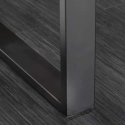 Table à manger industrielle acacia live edge MAMMUT 160cm